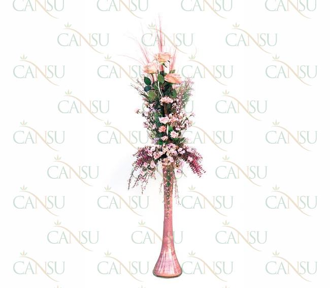 Tall glass arrangements, Model #: CT-01-1026