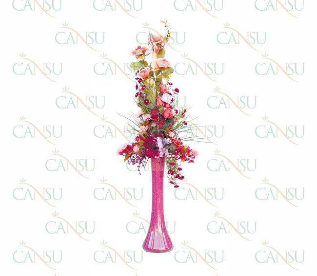 Tall glass arrangements, Model #: CT-01-1035