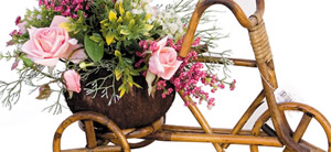 Artificial flower arrangements